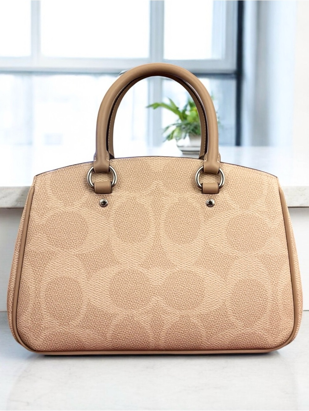 Coach Outlet Savannah Small Carryall Bag In Signature Canvas - Picture 4 of 11